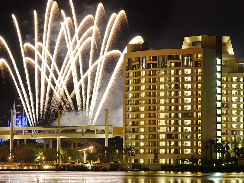 Bay Lake Tower At Disney's Contemporary Resort - Fireworks