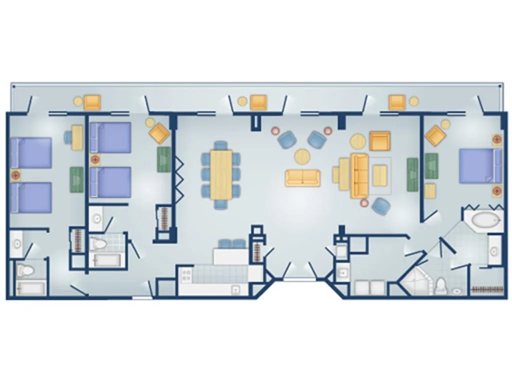 Disney's Boardwalk Villas - 3 Bedroom Grand Villa - Disney Vacation Club