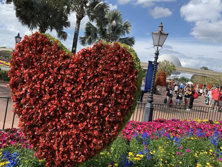 Epcot - Valentines Day Flowers